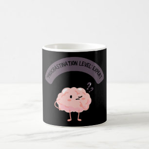 Verschiebungslevel: Experte – Lustiges Gehirn Kaffeetasse