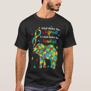 Verschieden schöne Puzzle-Teile für das Bewusstsei T-Shirt