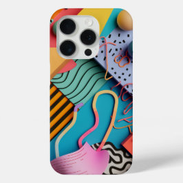 Verschiedene 3D-Formen mit Linienmustern Case-Mate iPhone Hülle