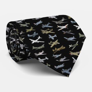 Verschiedene amerikanische WW2-Flugzeuge Krawatte