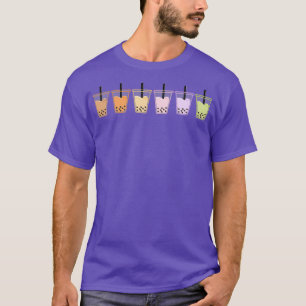 Verschiedene Arten von Boba T-Shirt