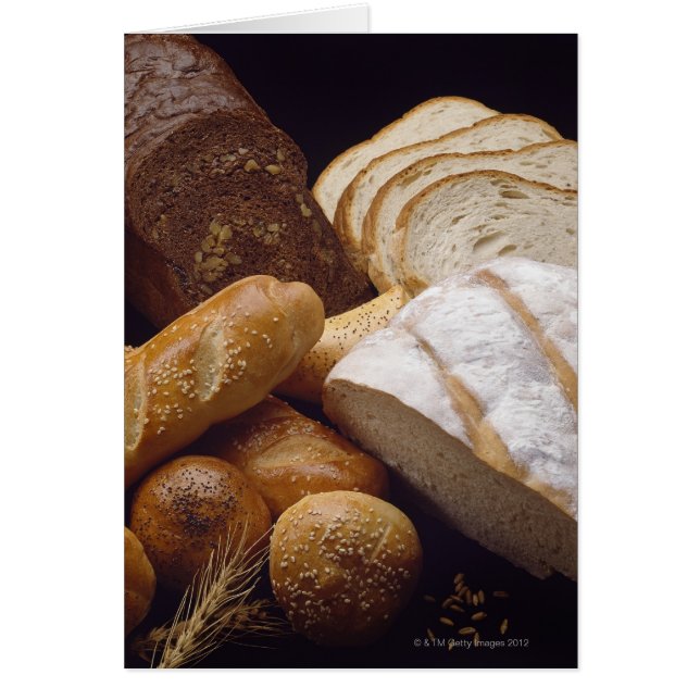 Verschiedene Arten von handwerklichem Brot (Vorne)