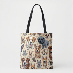 Verschiedene Arten von Hundeschultertaschen