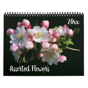 Verschiedene Blumen Kalender