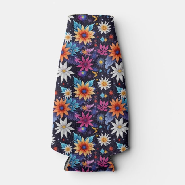 Verschiedene Blumen Shades Pattern-24192 Flaschenkühler (Vorderseite)