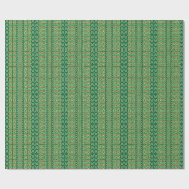 Verschiedene Blumenflügel Geschenkpapier (Flach)
