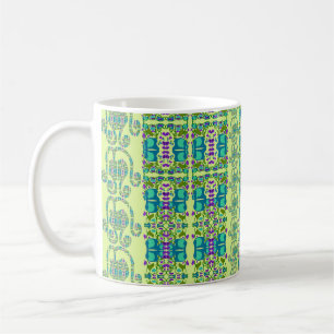 Verschiedene Blüten-Cupflowers Kaffeetasse