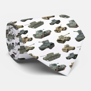 Verschiedene britische WW2 Tanks Krawatte