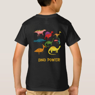 Verschiedene Cartoon Dinosaurier in vielen Farben T-Shirt