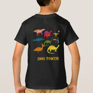 Verschiedene Cartoon Dinosaurier in vielen Farben T-Shirt