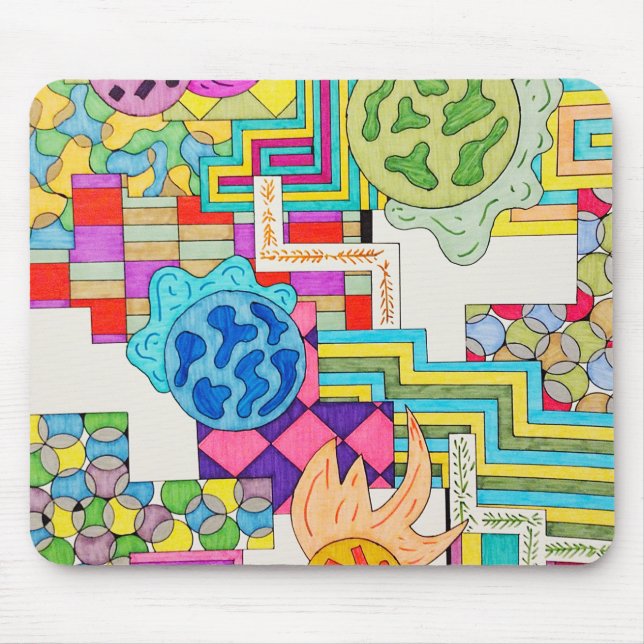Verschiedene Farben Mousepad (Vorne)
