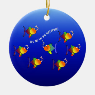 Verschiedene Fischschmuck - anpassen! Keramikornament