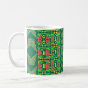 Verschiedene florale Flügel Kaffeetasse