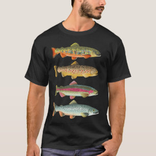 Verschiedene Forellen-Packung T-Shirt