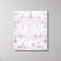 Verschiedene Formen Moderne farbenfrohe Kunst Canv