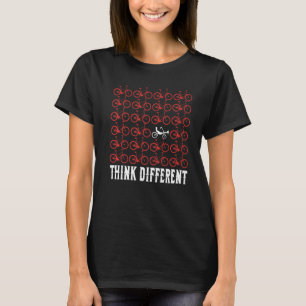 Verschiedene Funny Bike Premium denken T-Shirt