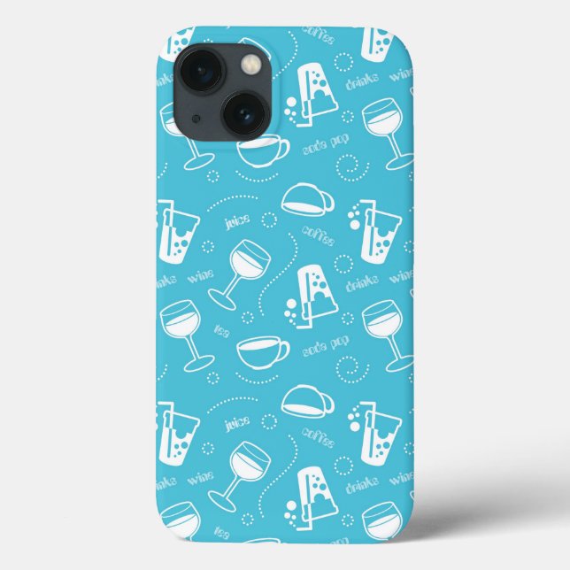 Verschiedene Getränke Case-Mate iPhone Hülle (Rückseite)