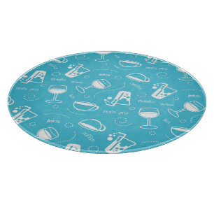 Verschiedene Getränke Schneidebrett