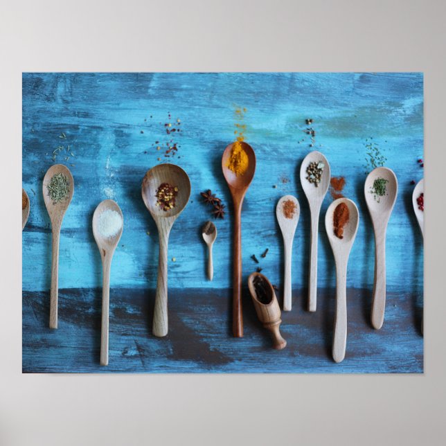 verschiedene Gewürze Poster (Vorne)