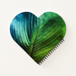 Verschiedene Grüntöne Notizbuch