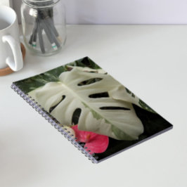 Verschiedene Monstera Leaf Floral Notizblock