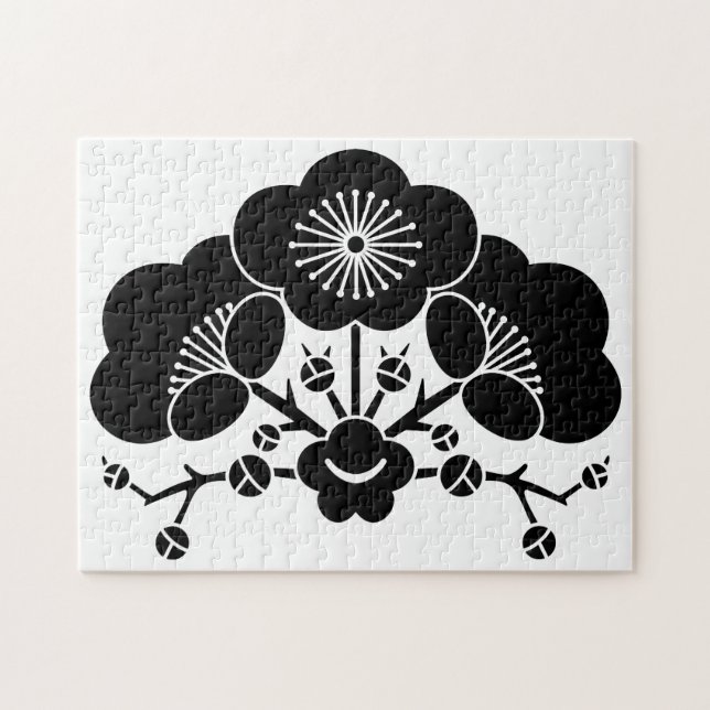 Verschiedene Pflaumenblüten Puzzle (Horizontal)