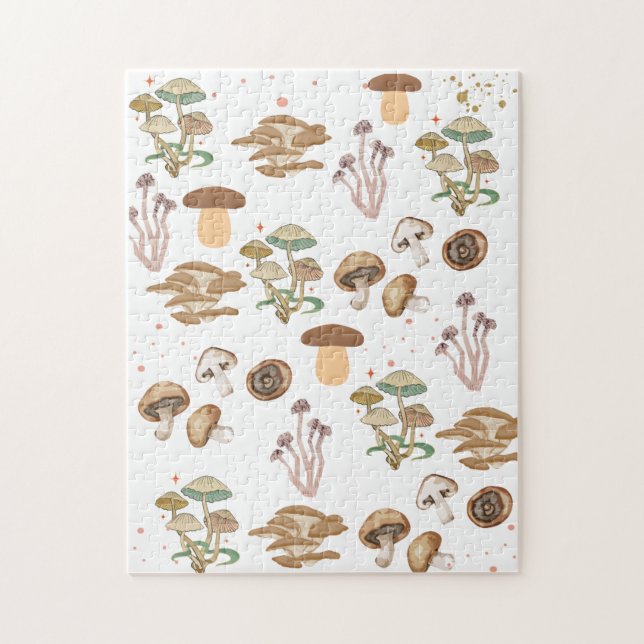 Verschiedene Pilze Puzzle (Vertikal)