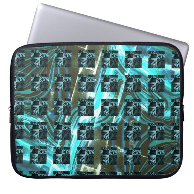 Verschiedene Schach, Quadrate oder Bild im Raster? Laptopschutzhülle (Vorderseite)