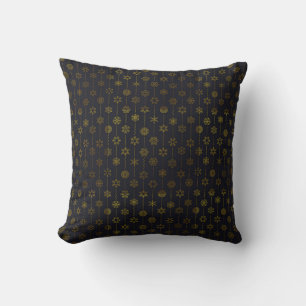 Verschiedene Schneeflockendesigns Kissen