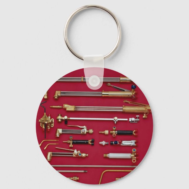 Verschiedene Schneidblasrohre für Schweißgeräte Schlüsselanhänger (Vorderseite)