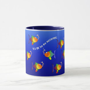 Verschiedene Tasse Fisch - wählen Sie Stil & Farbe