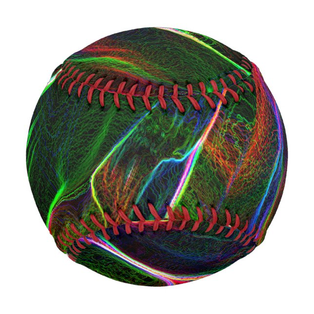 Verschiedene und seltsame Verwirrung der farbigen  Baseball (Rückseite)