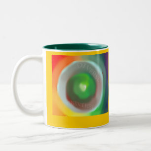 Verschiedene Universum-Tasse Zweifarbige Tasse