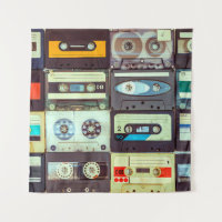 Verschiedene Vintage Audiokassetten