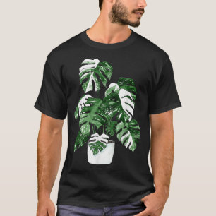Verschiedener Monstera Deliciosa Variegata House P T-Shirt