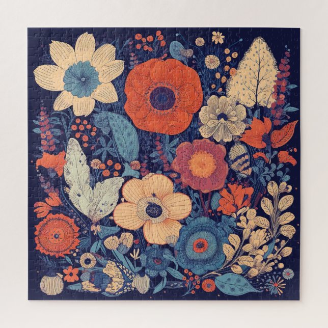 Verschiedenes Blume-Puzzle Puzzle (Vertikal)