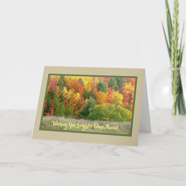 VERSCHIEDENES BURSTEN MIT HERBSTFARBE/WISHEN SIE B KARTE (Vorderseite)