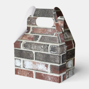 verschiedenes FarbBacksteinmauermuster Geschenkschachtel