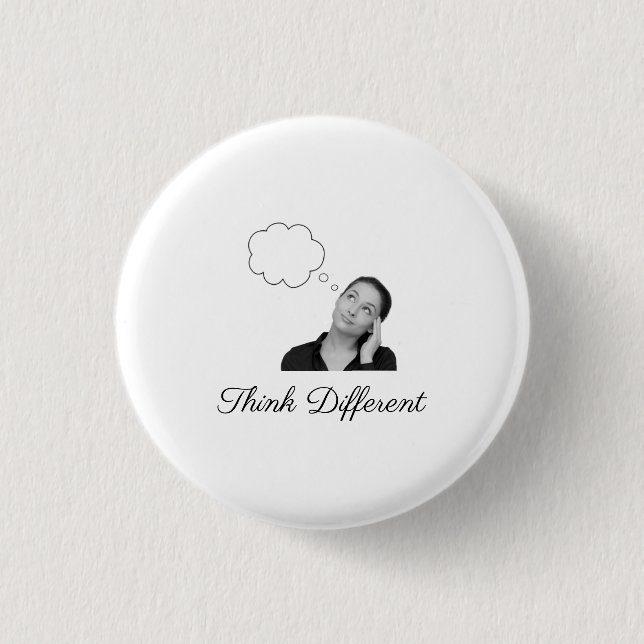 Verschiedenes Slogan denken Button (Vorderseite)
