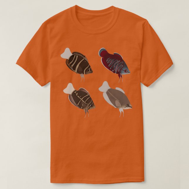 Verschiedenes Wild Betta Pack T-Shirt (Design vorne)