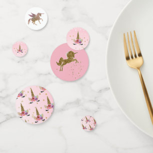 Verschiedenfarbiger Glitter-Einhorn-Glanz-Geburtst Konfetti