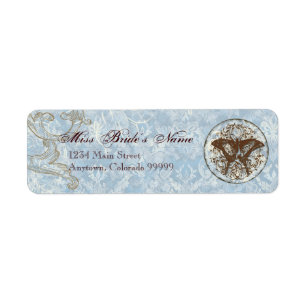 Verschiffen-Aufkleber - Fleur di Lys Damask vs2