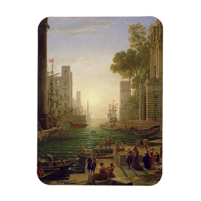 Verschiffung von St. Paula Romana at Ostia, 1637-3 Magnet (Vertikal)