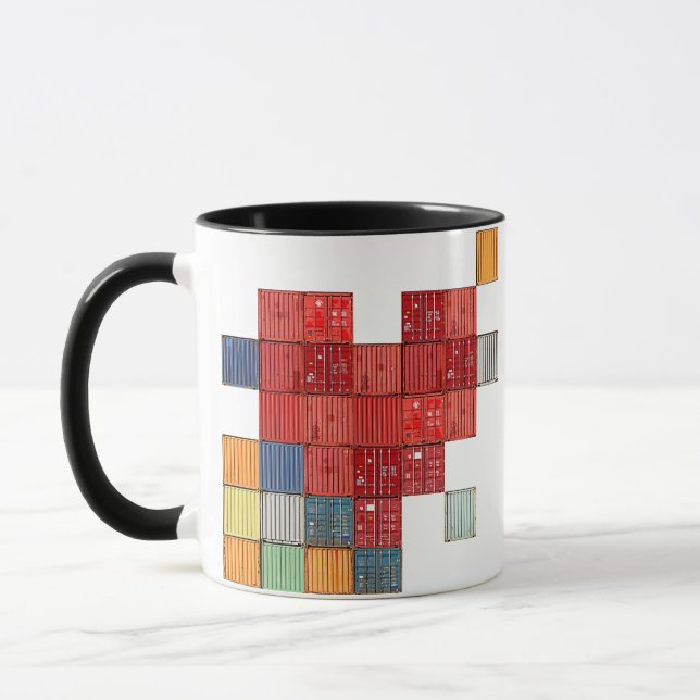Verschiffungsherz Tasse (Links)