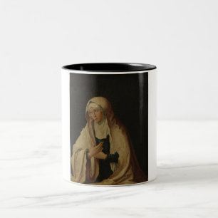 Verschleierte Jungfrau Maria (von Lucas van Leyden Zweifarbige Tasse