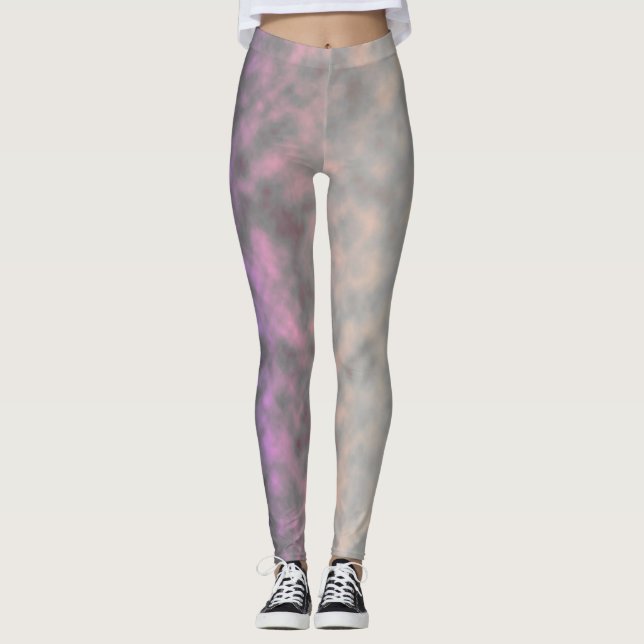 Verschleierte Wiesenlichtung Leggings (Vorderseite)