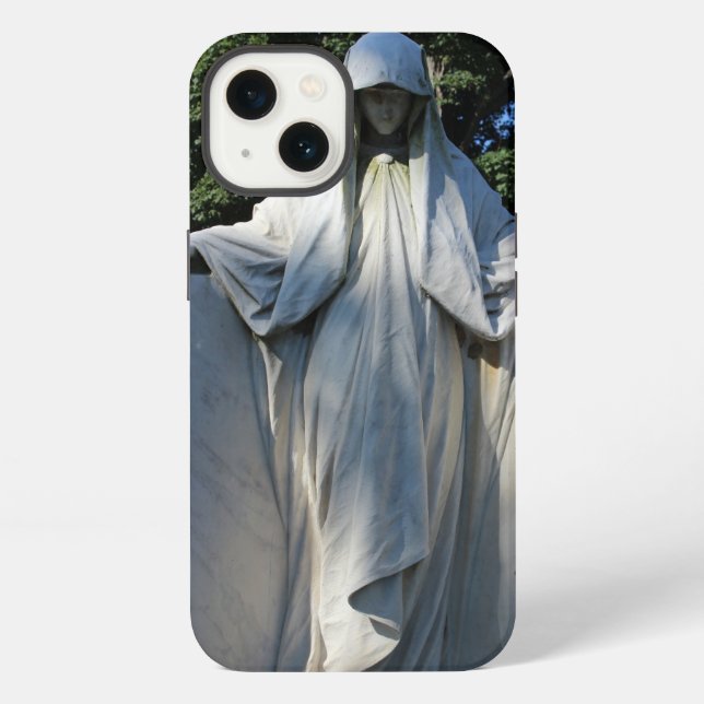 Verschleierter Engel iPhone Hülle (Rückseite)