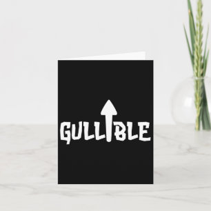 Verschlungene, selbstzerstörerische Arrow-Up-Gulli Karte