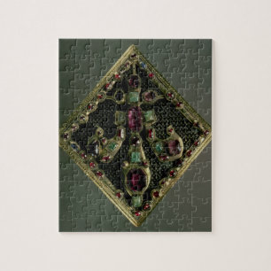 Verschluss Fleur-De-lys sagte traditionsgemäß, Puzzle