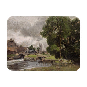 Verschluss und Mühle John Constables Dedham Magnet